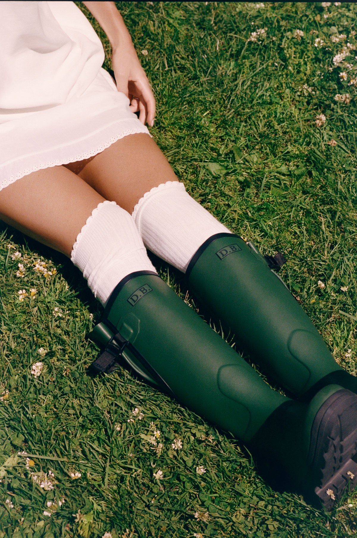Boot Sock - Soft White