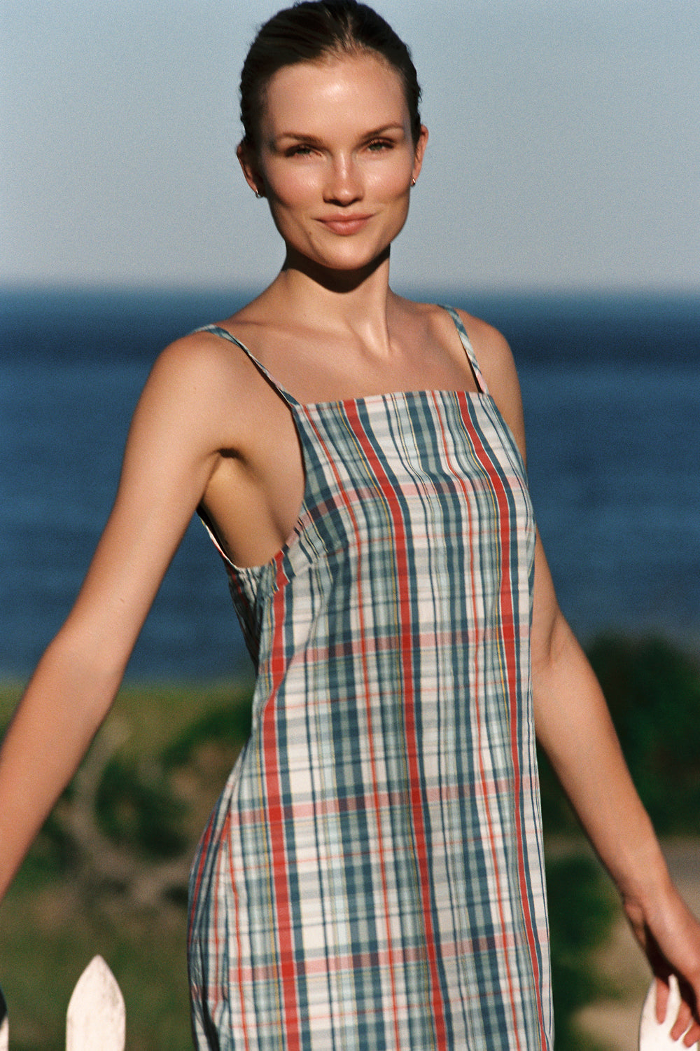 Margaret Apron Dress - Easy Street Plaid