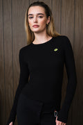 The Everyday Long Sleeve Tee - True Black