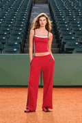 The Yummy Pant - Cherry Red