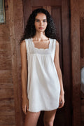 Lucky Fish Dress - Soft White