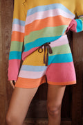 Cashmere Short - Popsicle Stripe