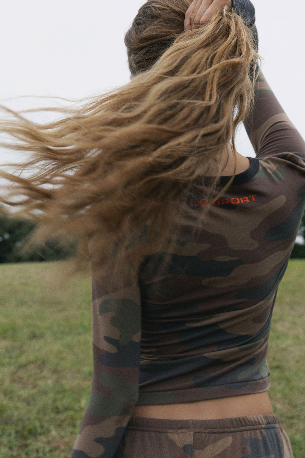 The Everyday Long Sleeve Tee - Decoy Camo in Earth