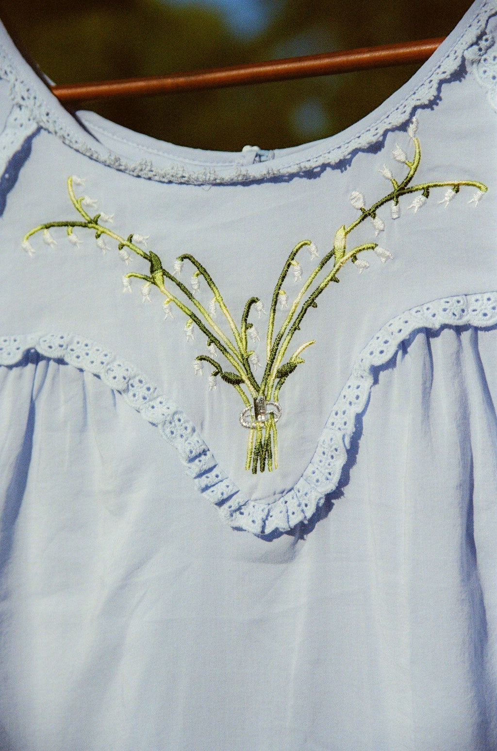 Forever Babydoll Dress - Soft Blue