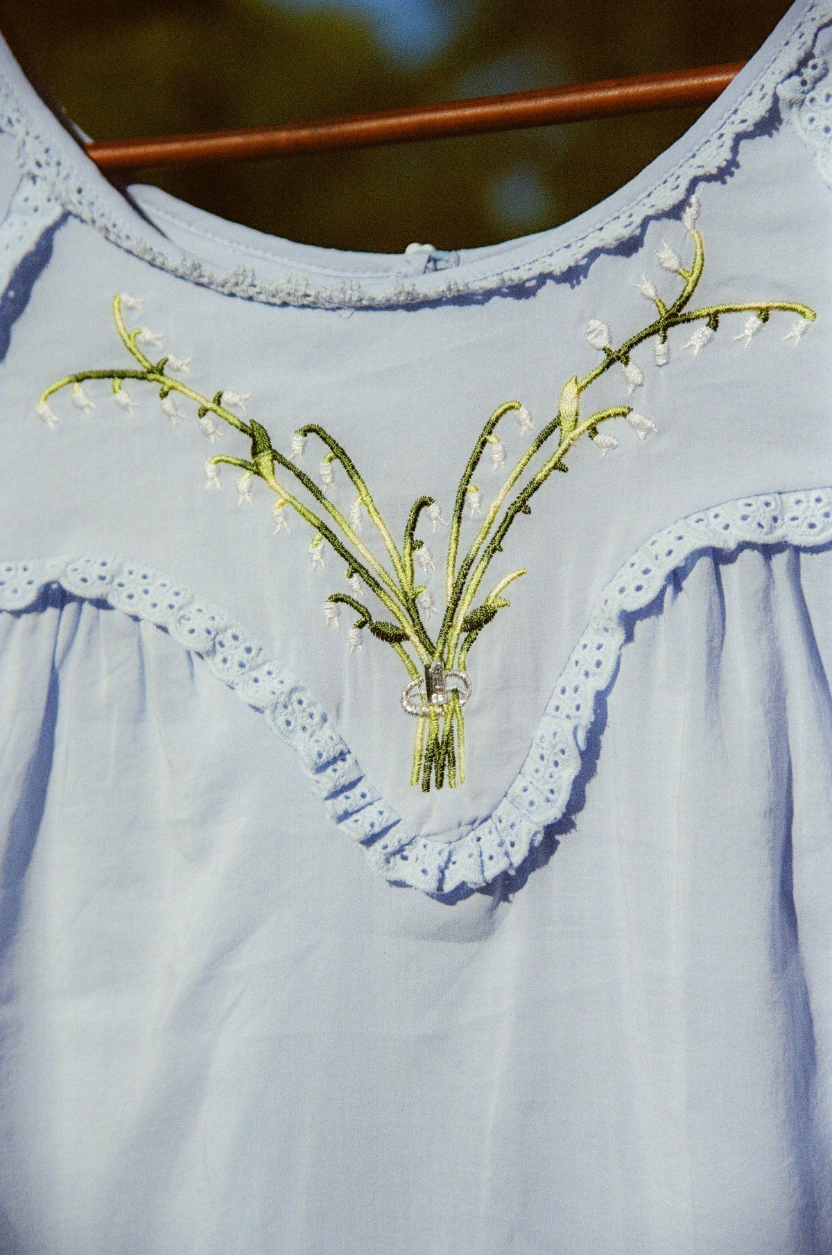 Forever Babydoll Dress - Soft Blue