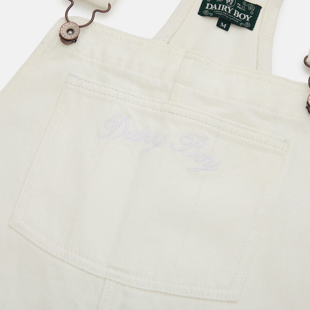 The Farm Overalls - White Rooster