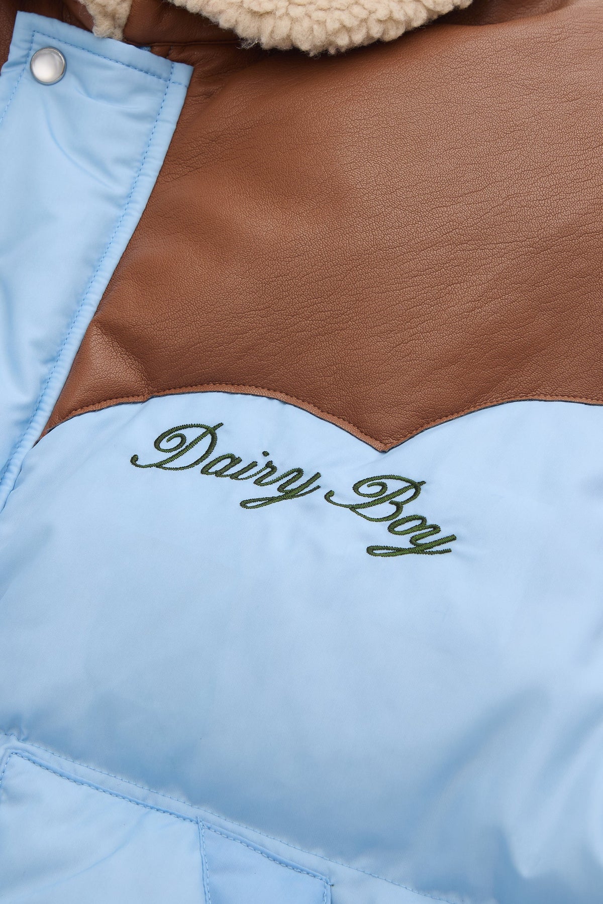 Mountain Puffer Vest - Sky Blue