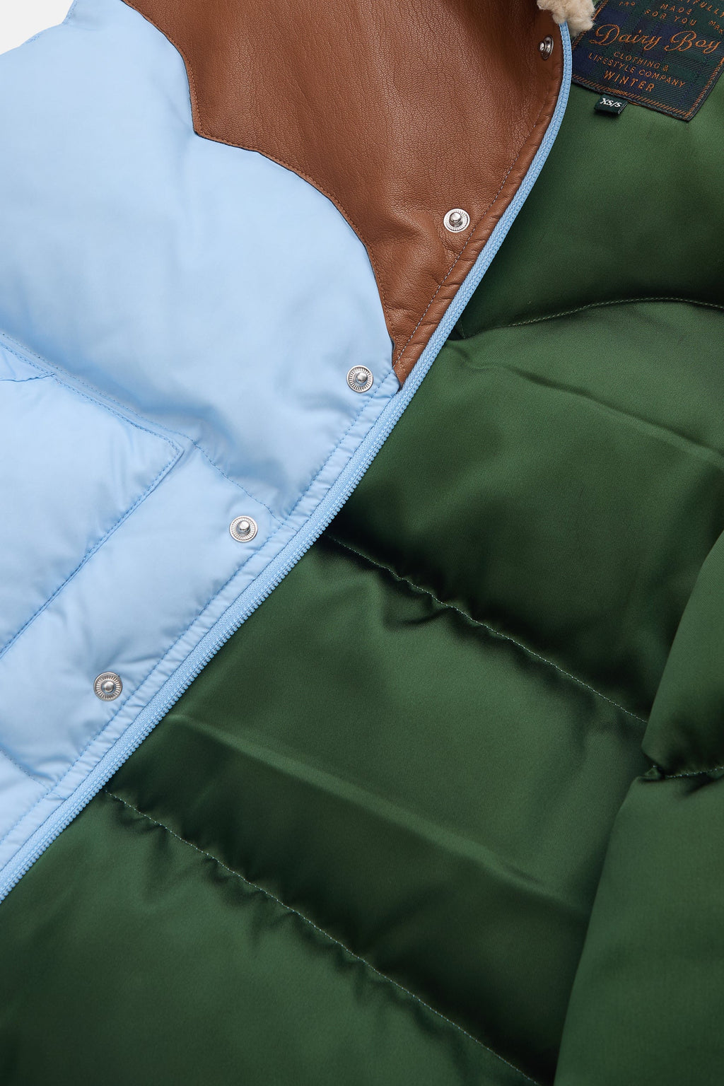 Mountain Puffer Vest - Sky Blue