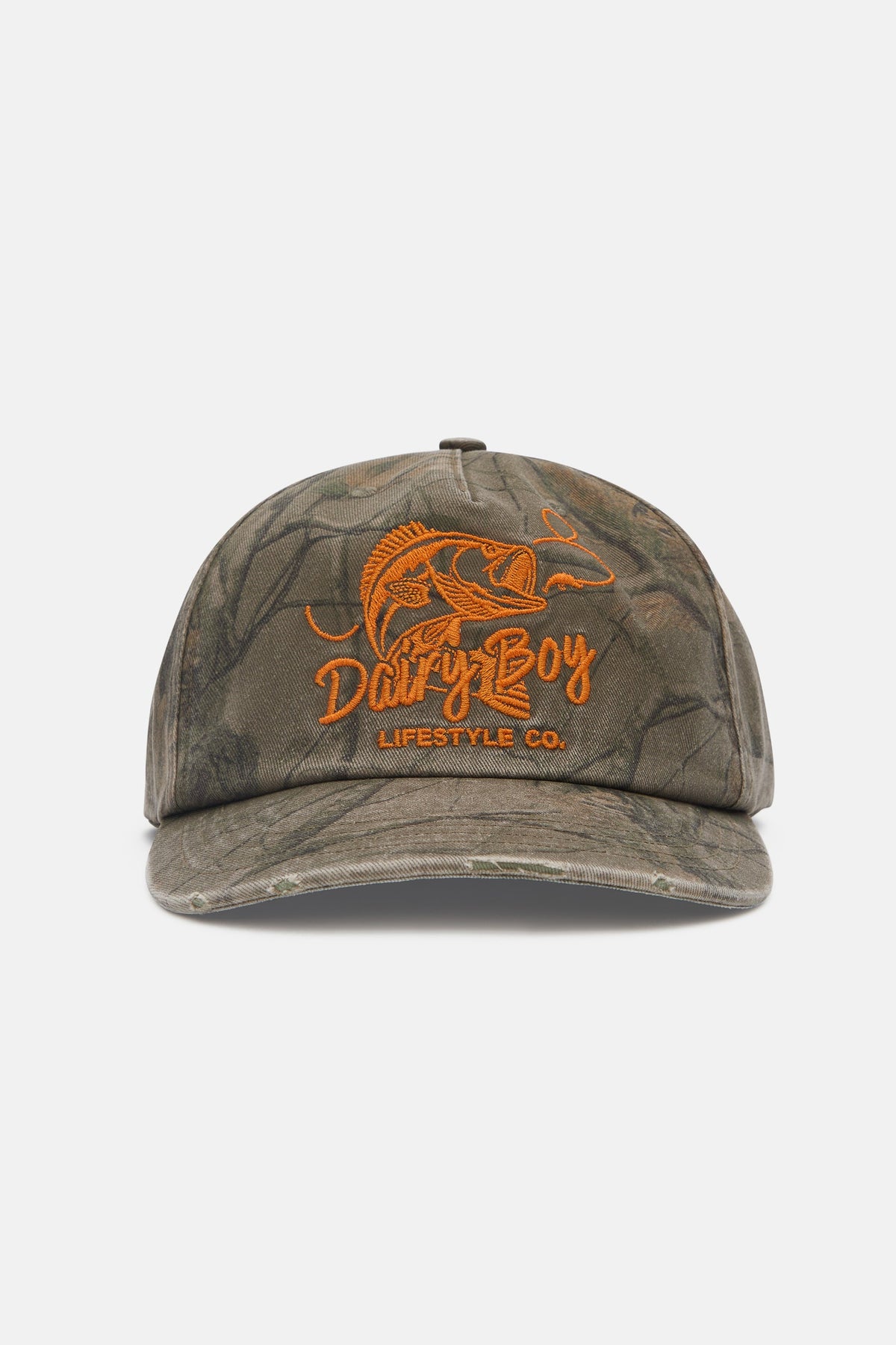 Fisherman Trucker Hat - Orange