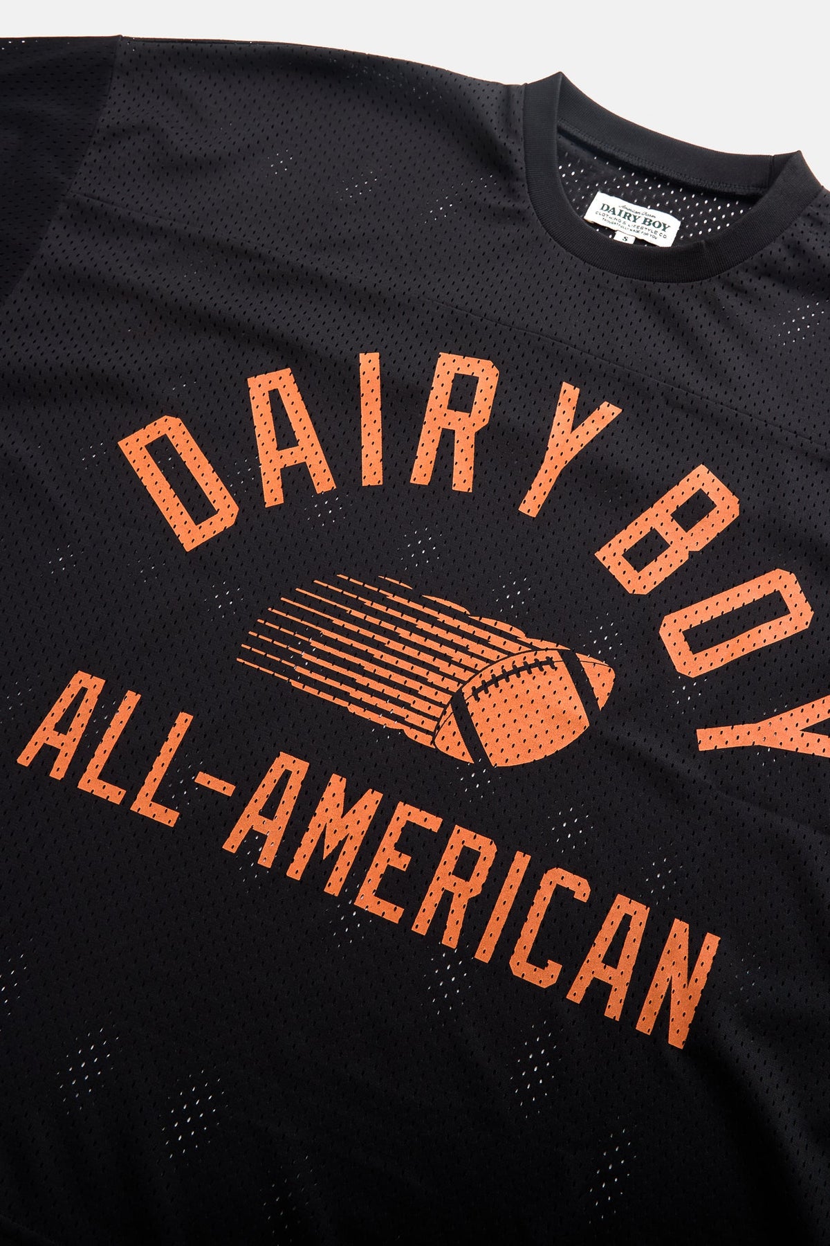 Study Break Varsity Jersey - Black/Champion Orange