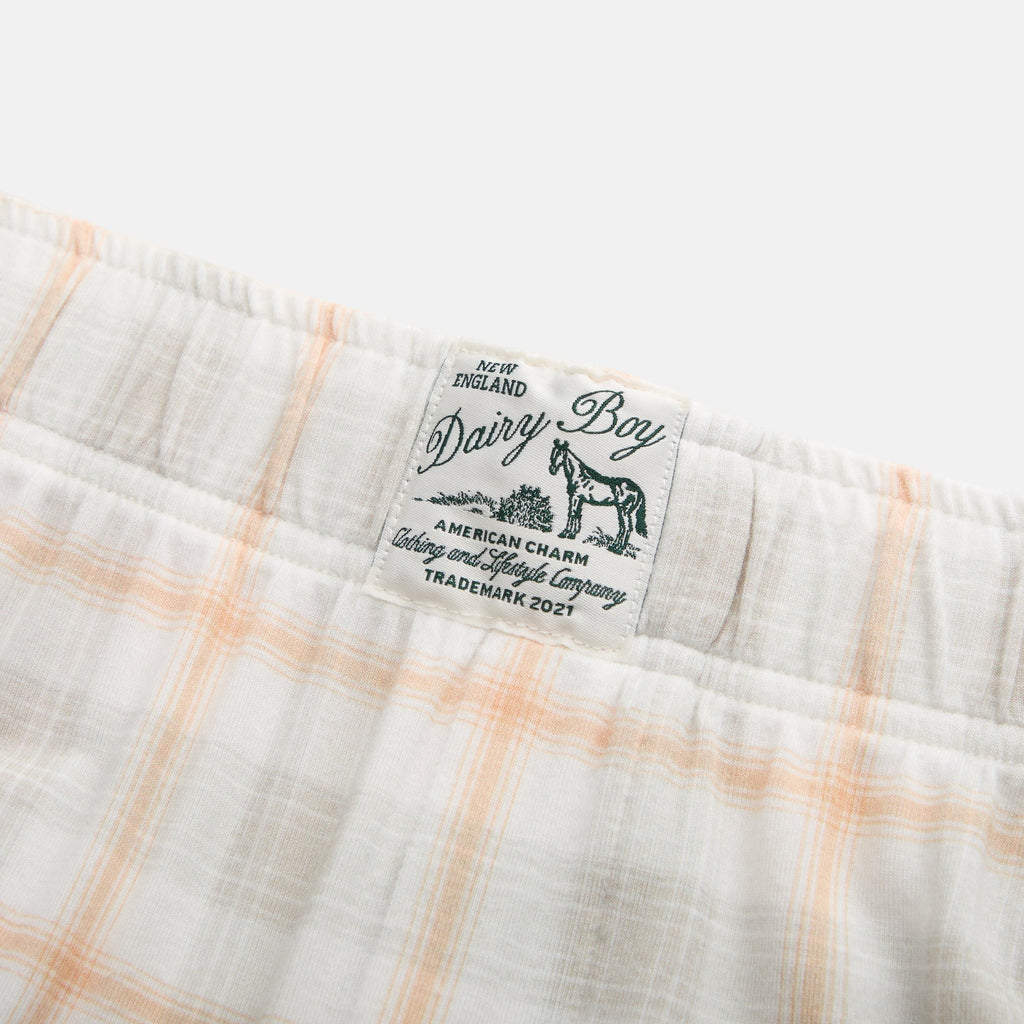 Garden Bed Sleep Set - Eggplant in Sailor Plaid