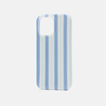 Garden Bed Phone Case - Blue Pinstripe