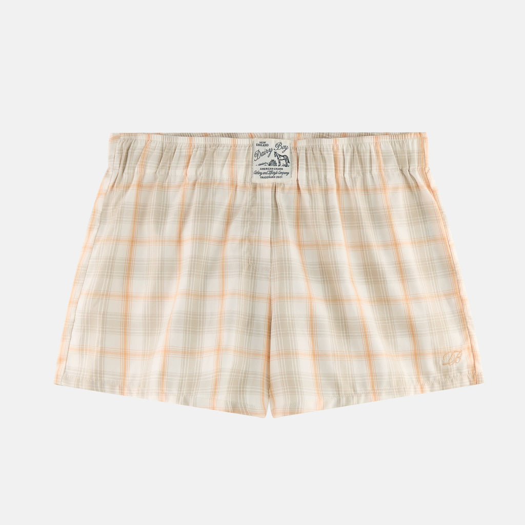 Garden Bed Boxer Shorts - Sailor Plaid