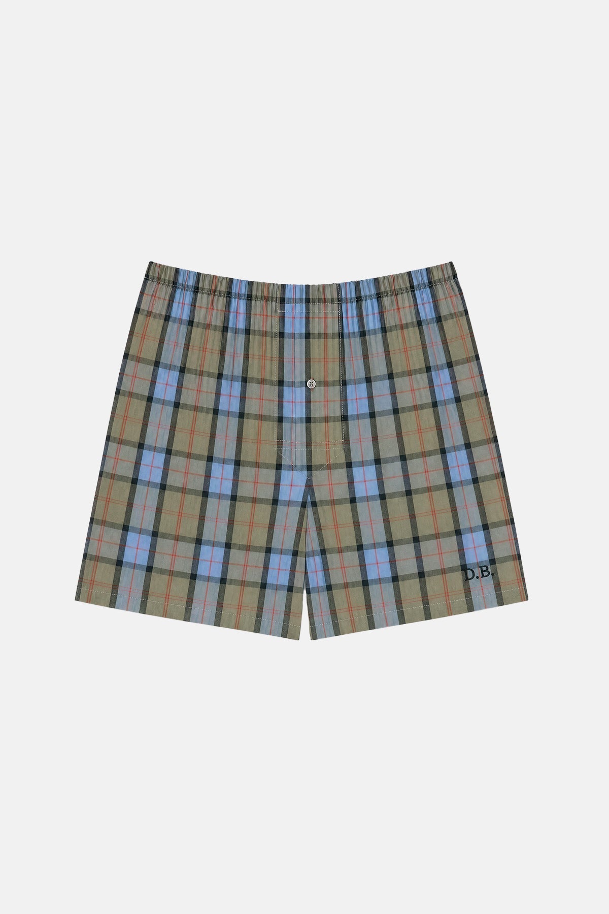 Farm Friends Boyfriend Boxer - Scottish Plaid