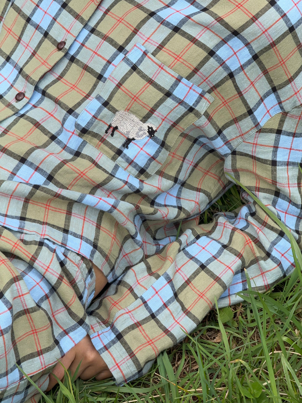 Farm Friends Sleep Set - Sheep in Scottish Plaid