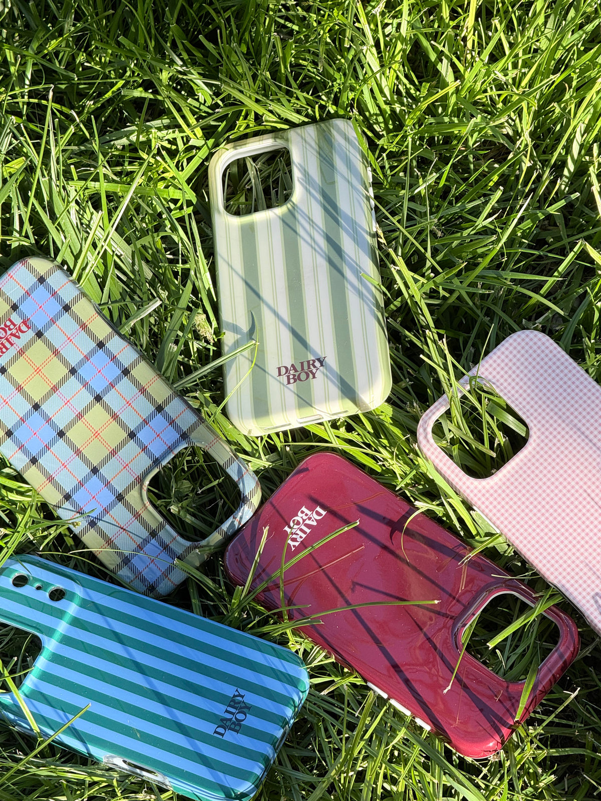 Farm Friends Phone Case - Pink Gingham