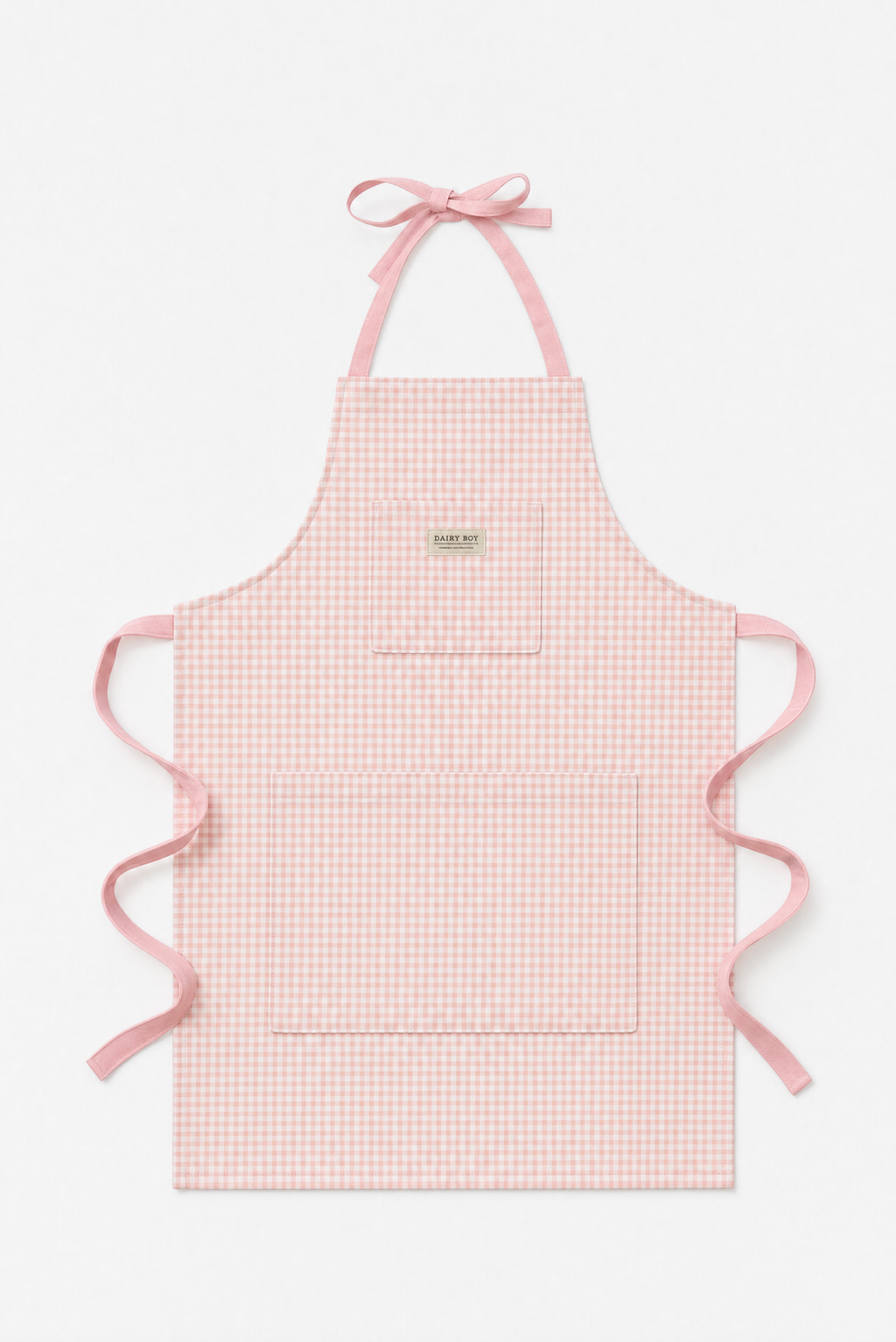 Farm Apron - Pink Gingham