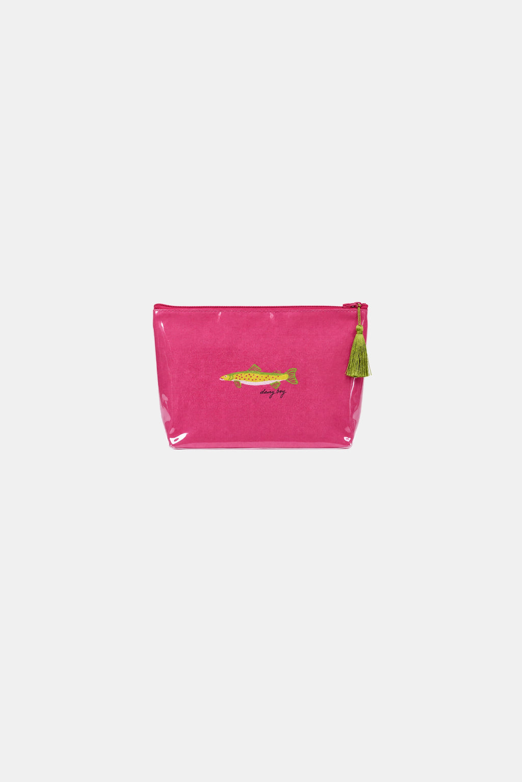 Shell & Sail Makeup Bag - Neon Fish