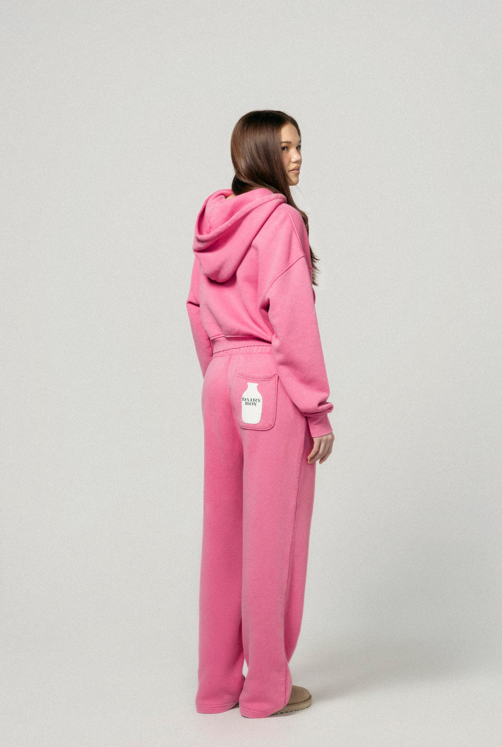 Milk Bottle Sweatpant - Strawberry Milk
