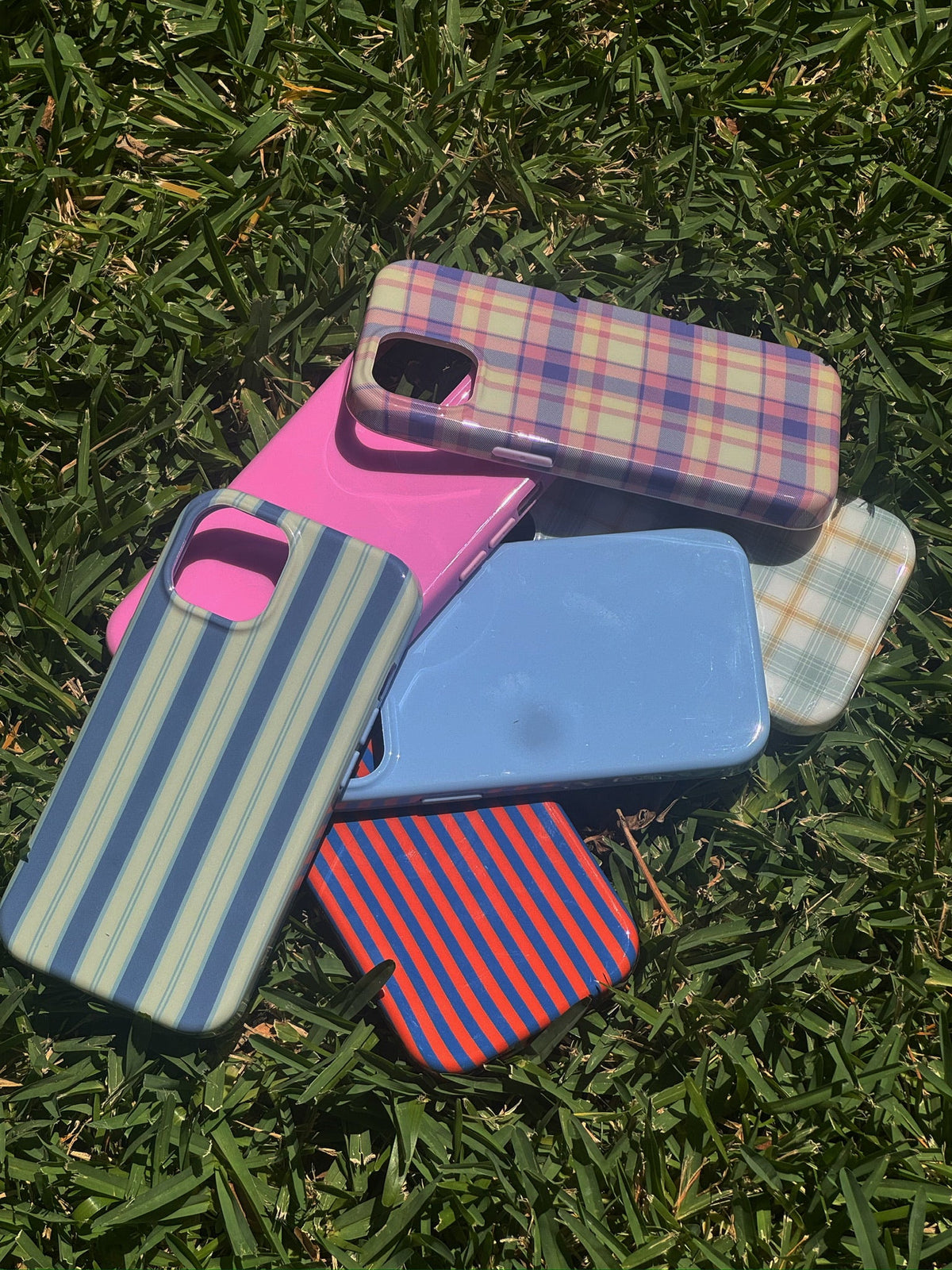 Garden Bed Phone Case - Country Check